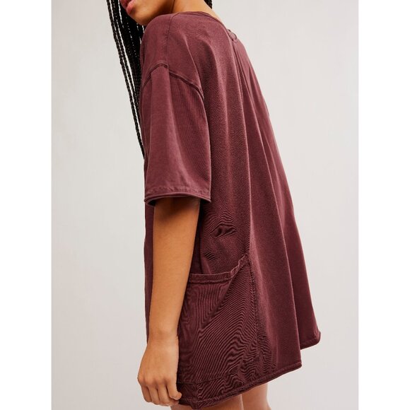 🆕 FP MOVEMENT Hot Shot Tee Romper / Dark Espresso - Picture 4 of 10